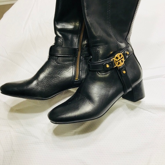 Tory Burch leather heel boots - Picture 7 of 13